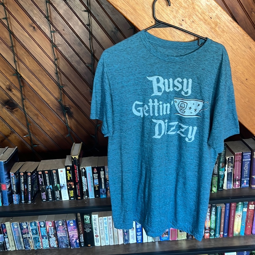 Disney Parks Tee Size Large Busy Getting Dizzy Teacups